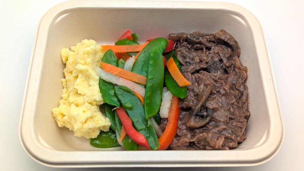 Bœuf braisé aux champignons - 400g