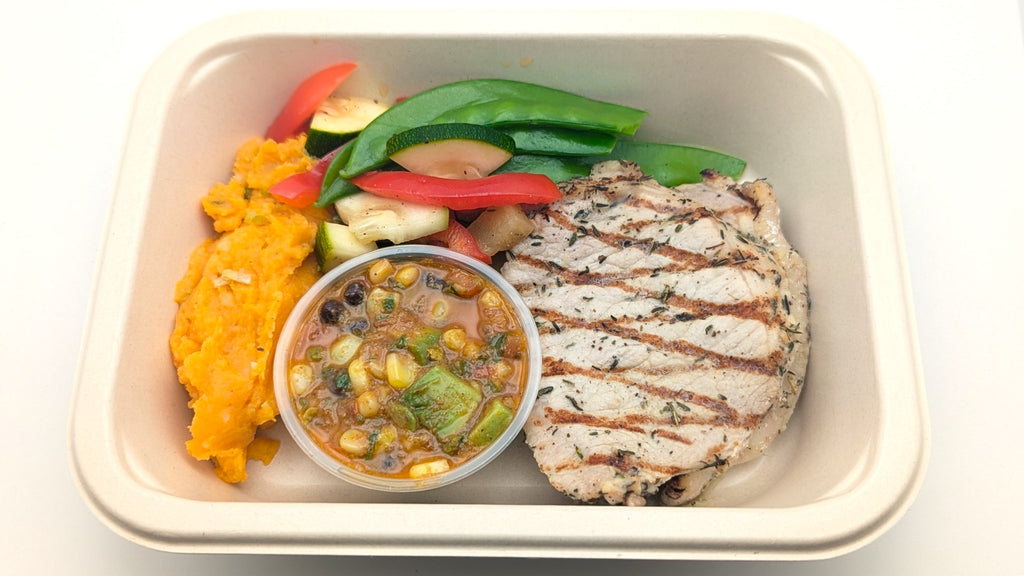 Pork Chops with Avocado Salsa – 400g