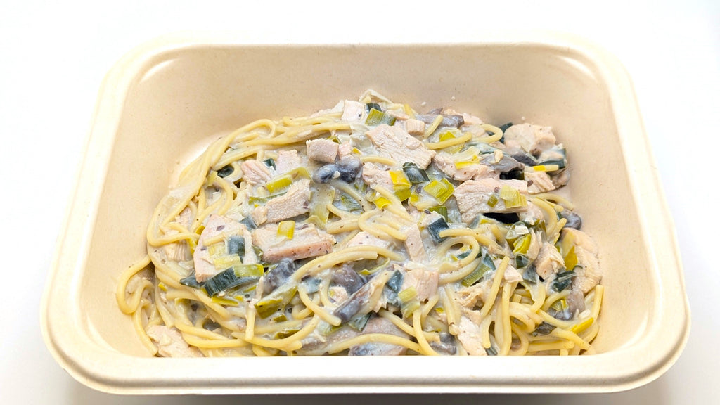 Spaghettis au poulet et fromage de chèvre - 400g