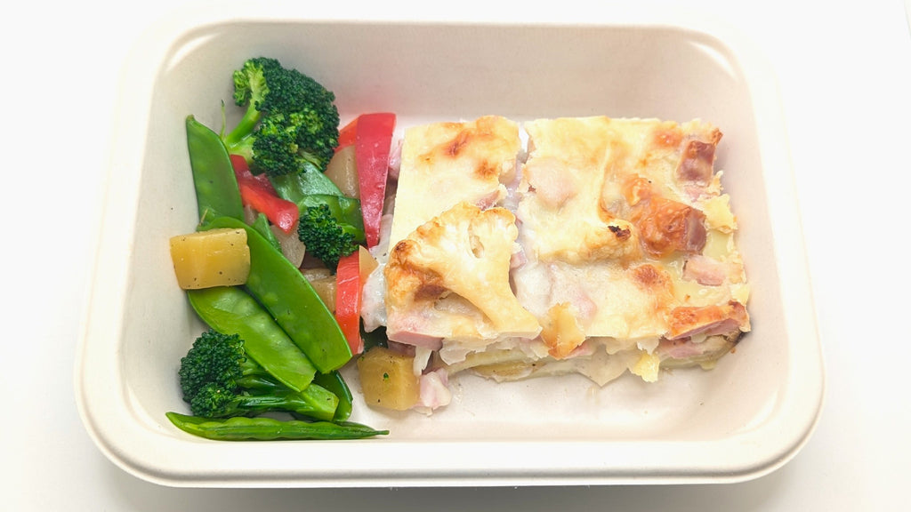 Gratin de choux-fleurs au jambon - 400g