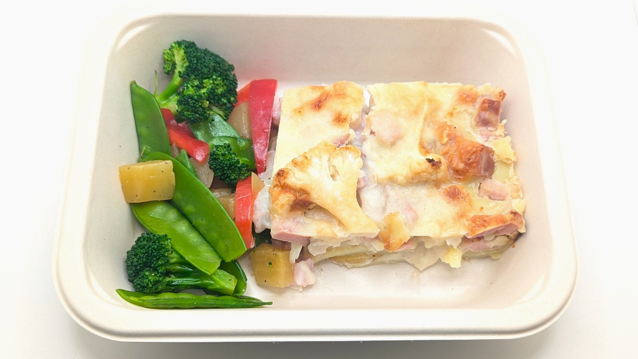 Gratin de choux-fleurs au jambon - 400g